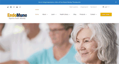 Desktop Screenshot of endomune.com