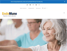 Tablet Screenshot of endomune.com